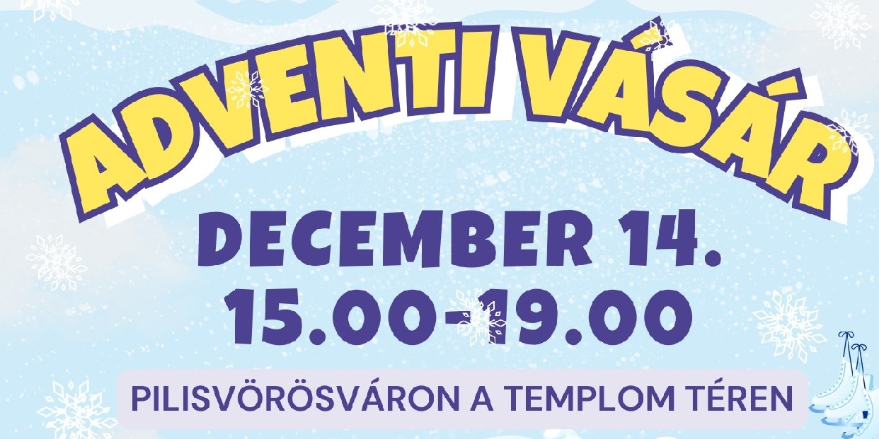 Adventi vásár a Templom téren