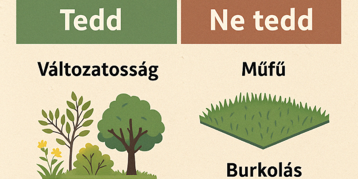Tippek klímabarát kertek kialakításához