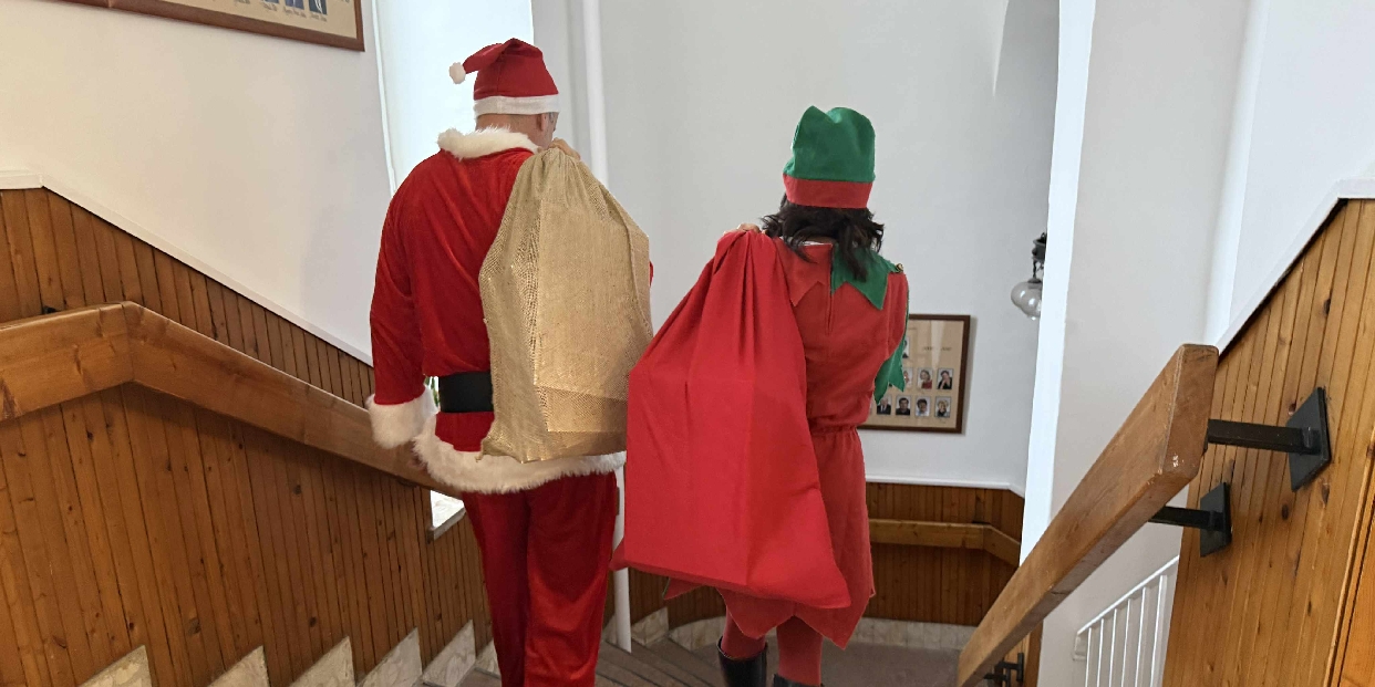 A Pilisvörösvári Polgármesteri Hivatalban is járt a Mikulás