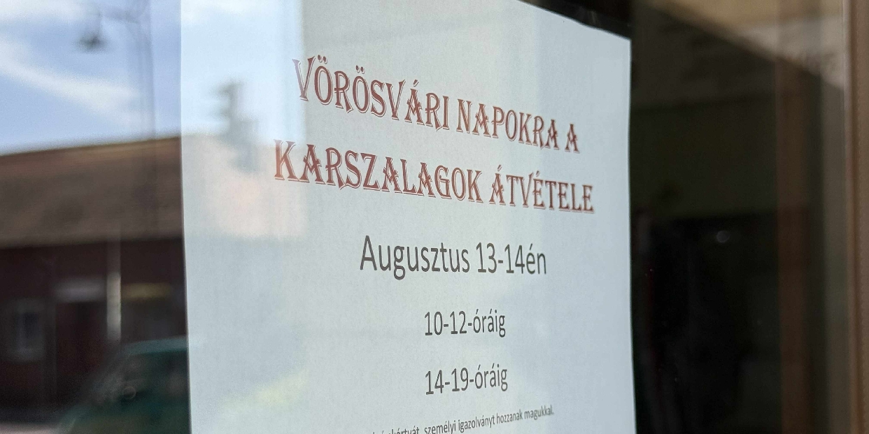 Ma indul a karszalagátvétel a Vörösvári Napokra