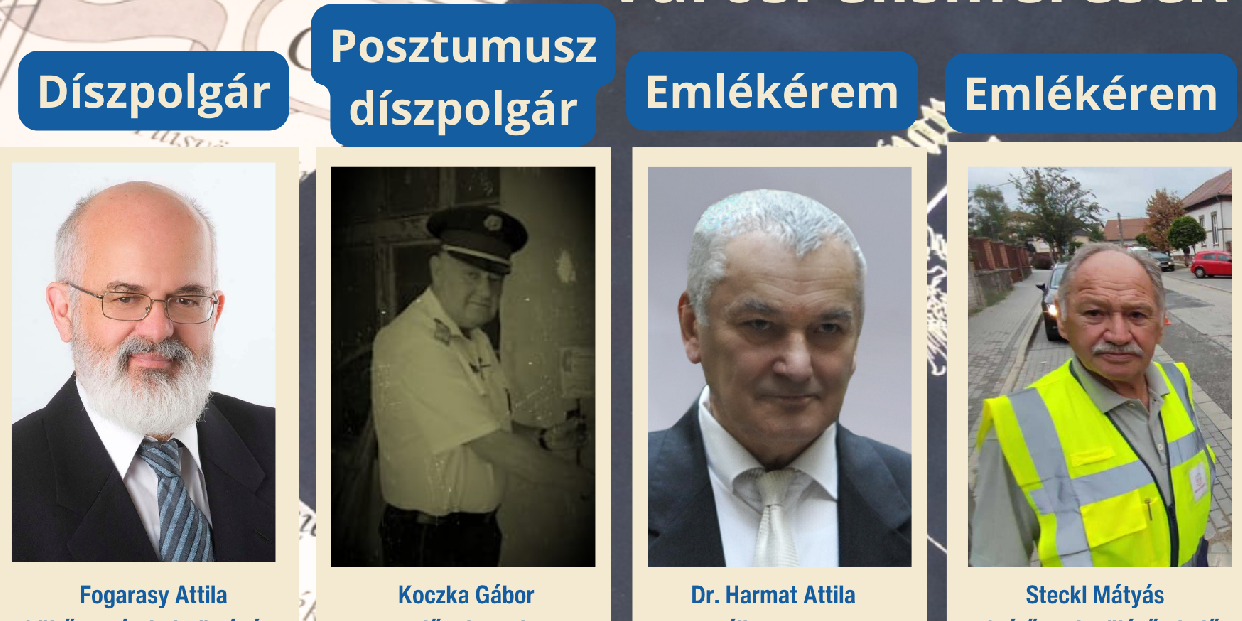Köszönet és tisztelet: Díszpolgár, posztumusz elismerés és emlékérmek