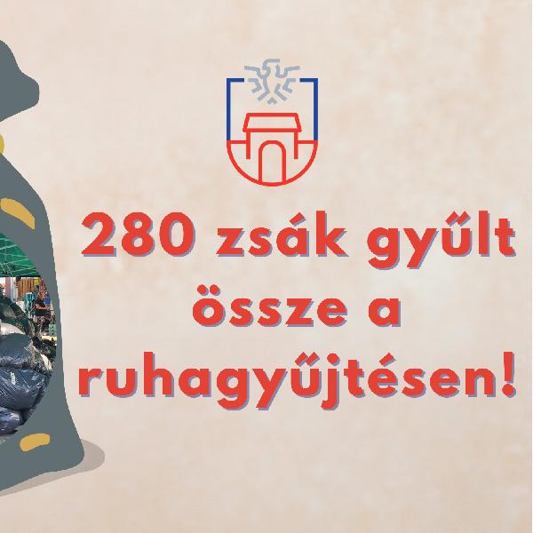 Újabb rekord a városi ruhagyűjtésen