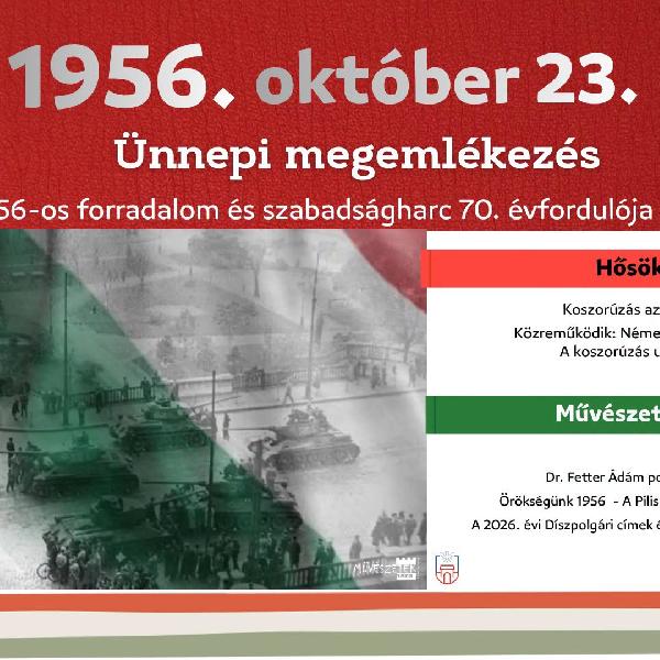 Emlékezzünk közösen 1956 hőseire