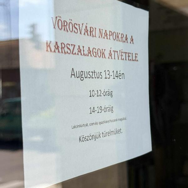 Ma indul a karszalagátvétel a Vörösvári Napokra