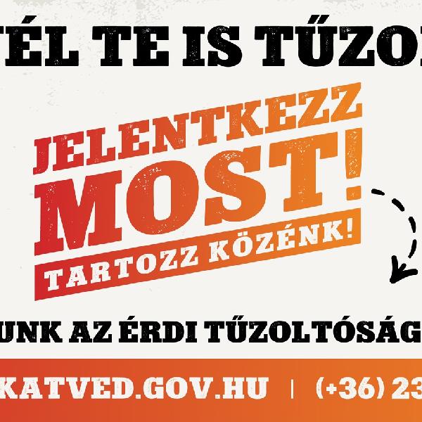 Tűzoltókat keresnek Érden