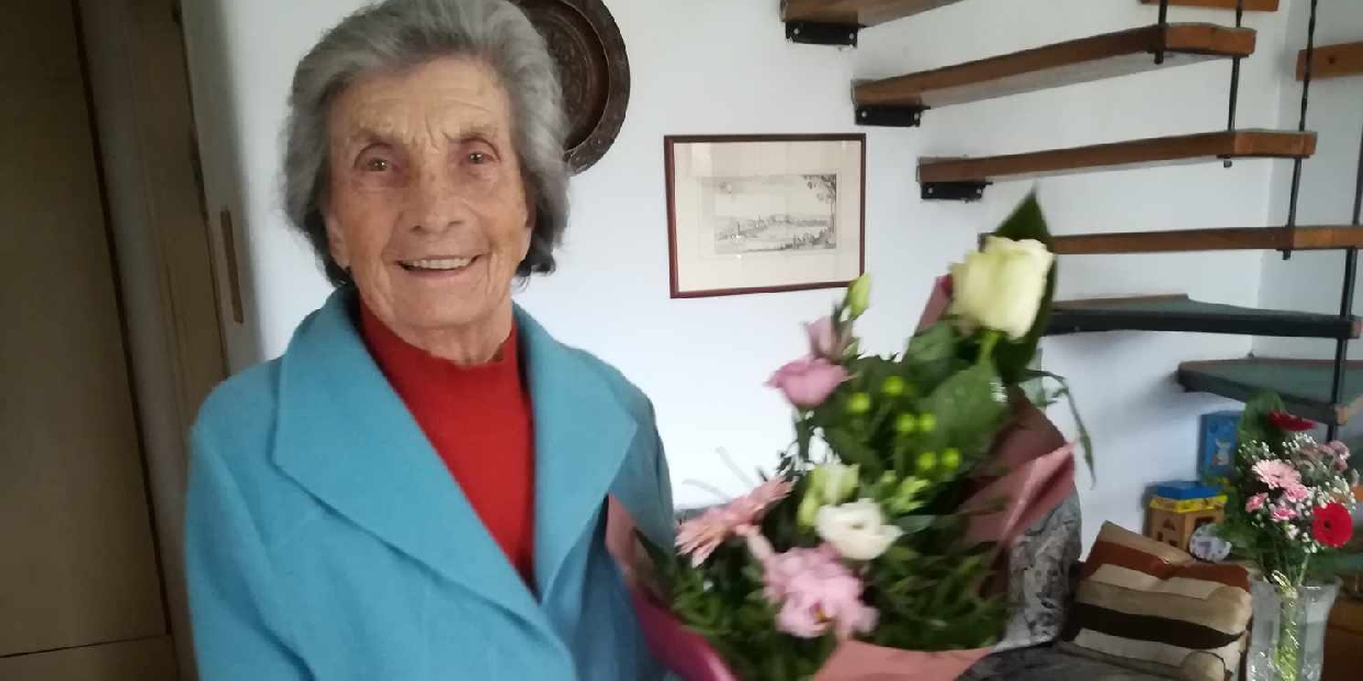 Isten éltesse Kati nénit 95. születésnapján!