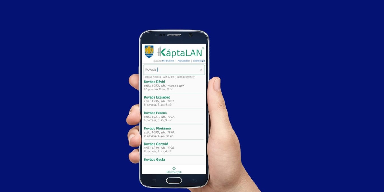 Új digitális fejlesztés segíti a temetőlátogatókat Pilisvörösváron