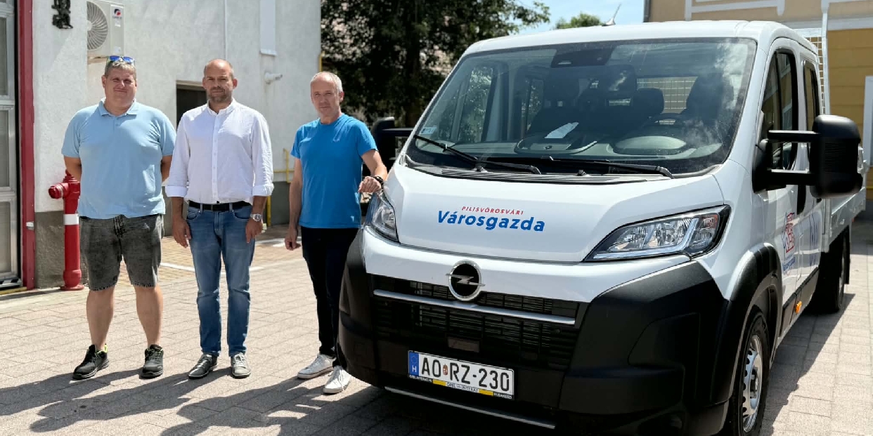 Új járművekkel bővült a Városgazda flottája