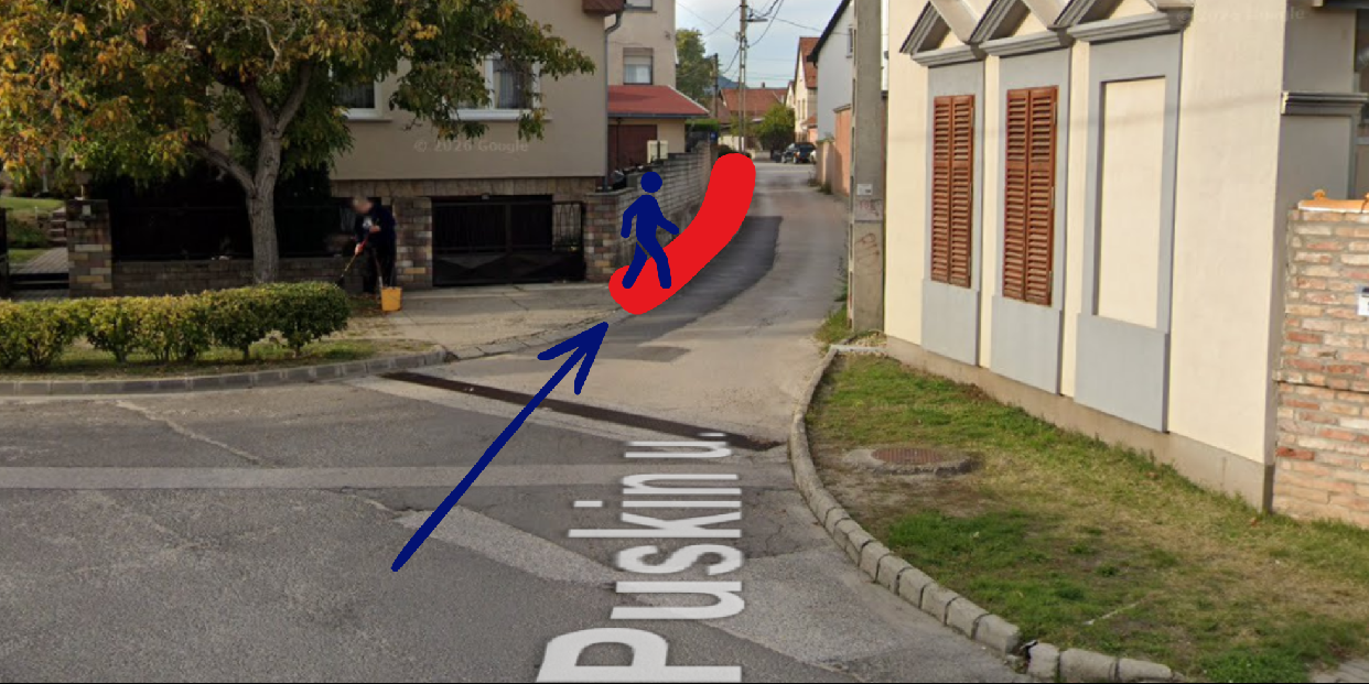 Járdafelújítás a Puskin utcában