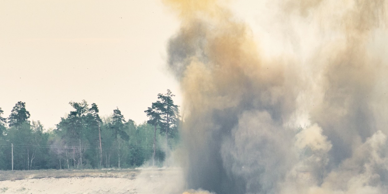 Áprilisi robbantási gyakorlatok a csobánkai lőtéren