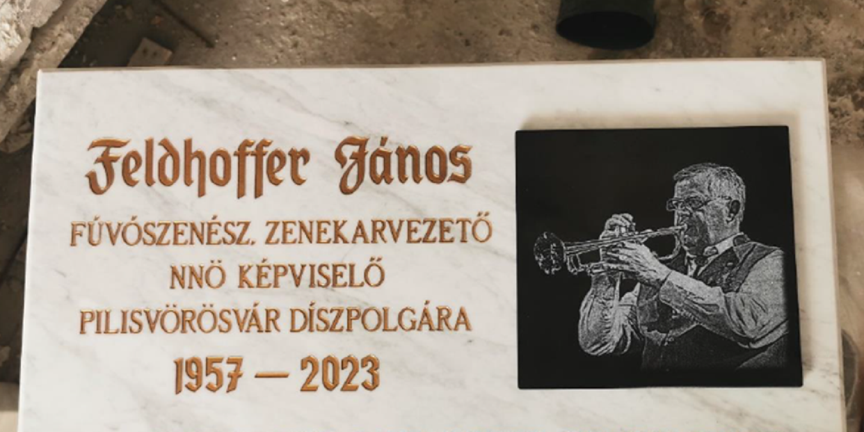 Táblát avatnak Feldhoffer János emlékére