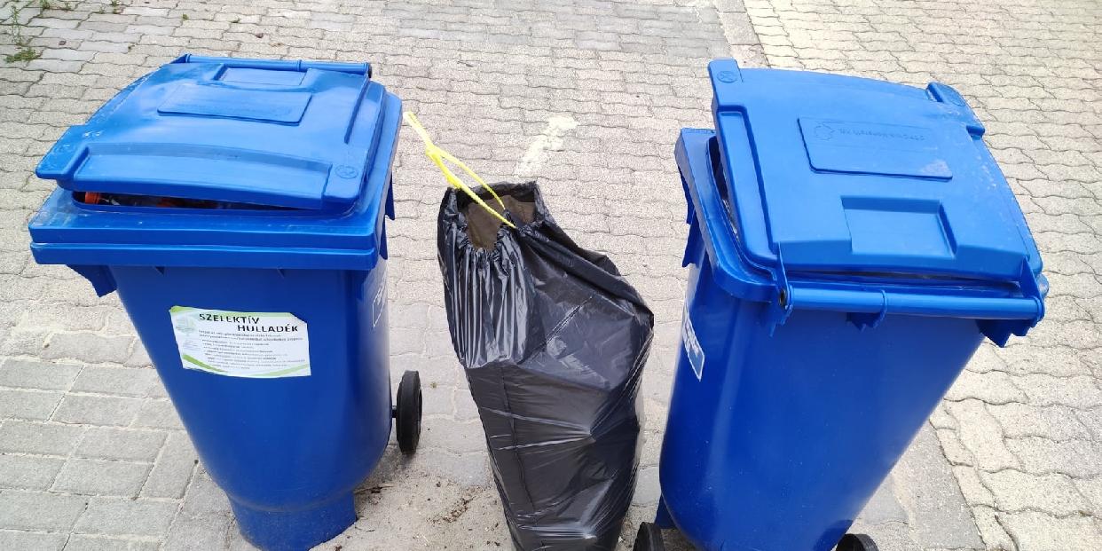 Csütörtökön és pénteken pótolják a szerdán elmaradt szelektív hulladék szállítását