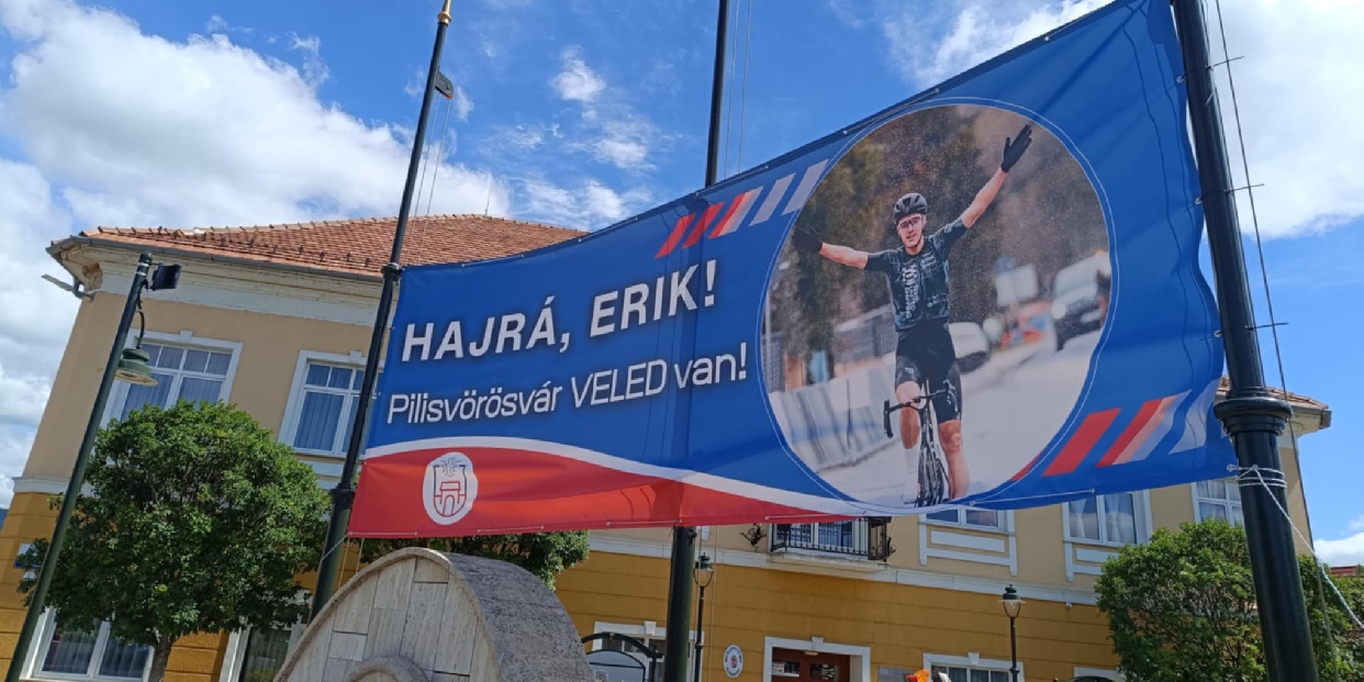 Elkészült a molinó – Pilisvörösvár szurkol Fetter Eriknek!