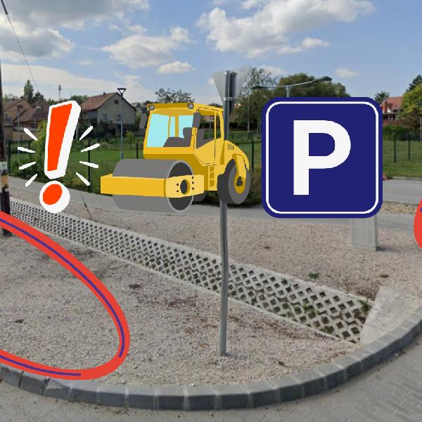 Térköves parkoló épül a Búcsú téren, új gyalogút készül az Attila utca és a Búcsú tér között