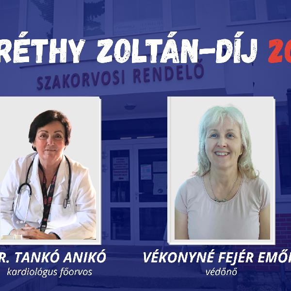 Idén is két kiváló egészségügyi szakember részesül a Dr. Réthy Zoltán-díjban
