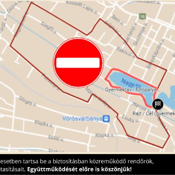 Közlekedési korlátozások május 18-án Pilisvörösváron 