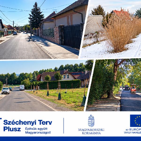 Közlemény a TOP Plusz pályázati forrásból megvalósuló belterületi útfejlesztésekről