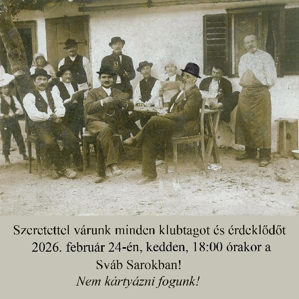 Meghívó a Pilisvörösvári Honismereti Klub februári estjére