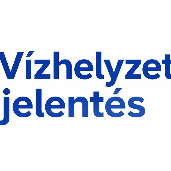 Pilisvörösvár vízhelyzet-jelentés