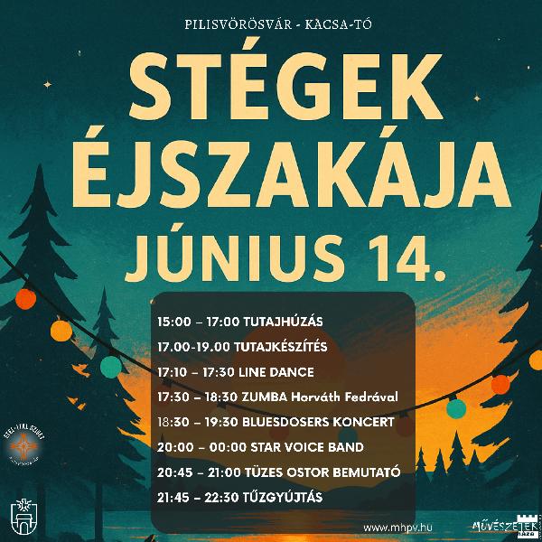Stégek Éjszakája – Nyári varázslat a Kacsa-tó partján