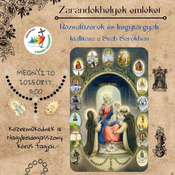 Kiállításmegnyitó Búcsúvasárnapon – „A Remény Zarándokai”