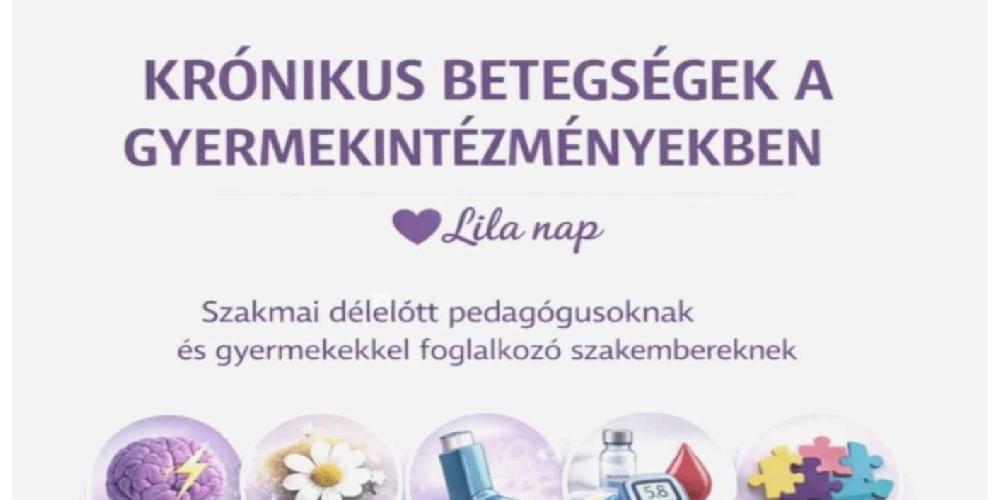 Lila nap meghívó-szakmai délelőtt pedagógusoknak